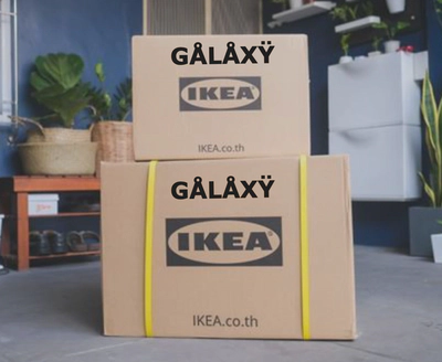 Boxes from IKEA