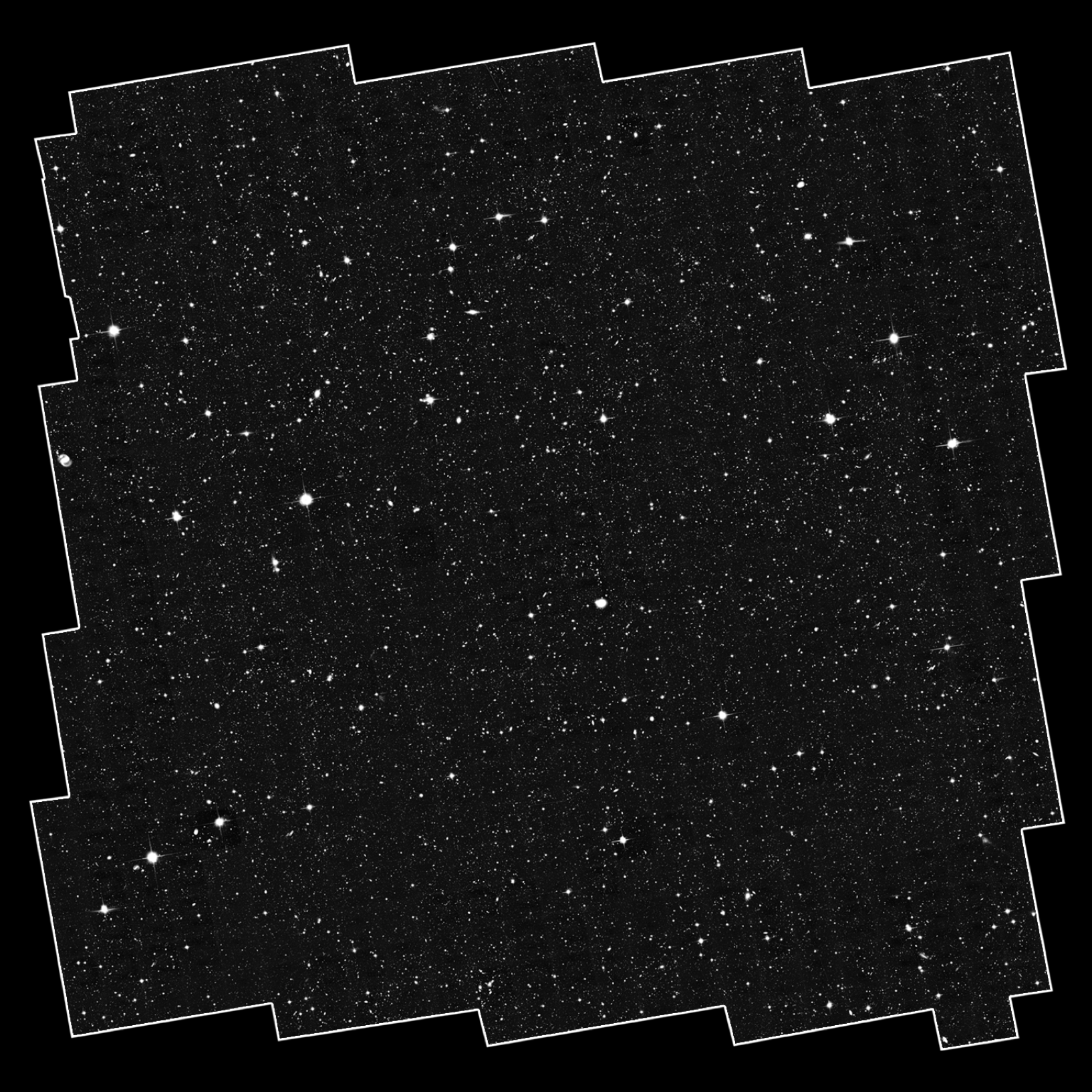 The footprint of the COSMOS survey